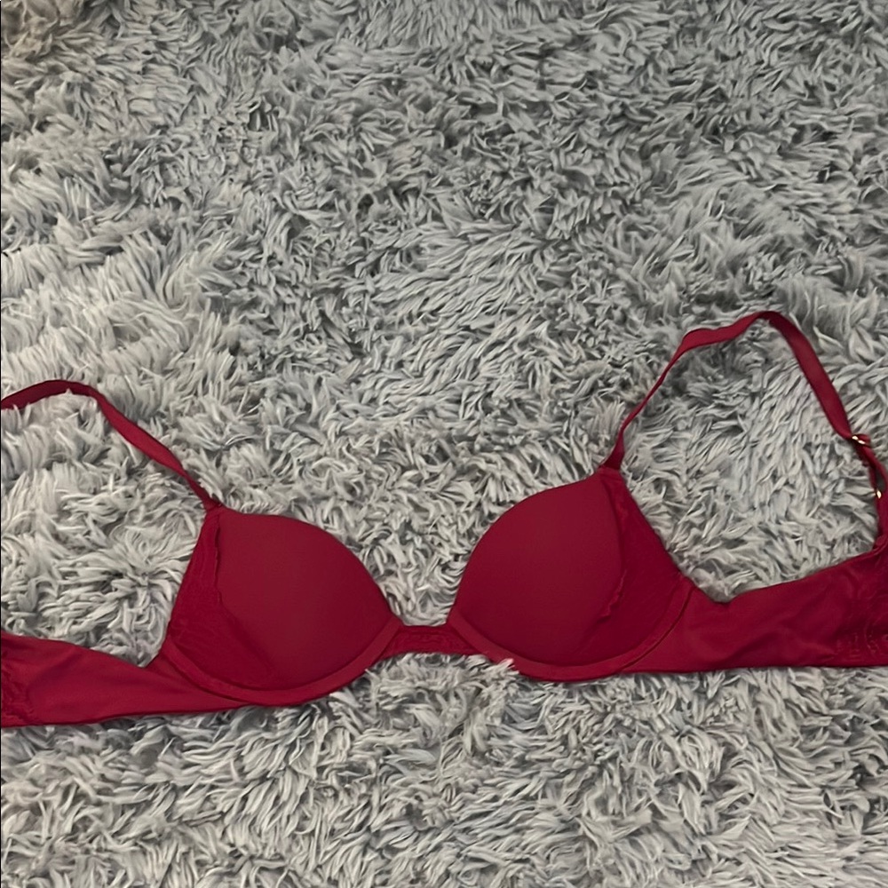 Red Lace Pepper Bra